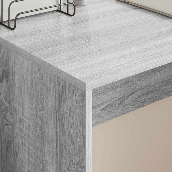 vidaXL Escritorio Gris Sonoma 109 x 50 x 78 cm Madera de ingenier&iacute;a