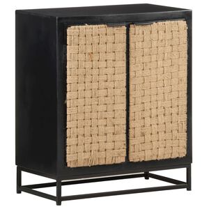 vidaXL Aparador de madera maciza de mango 60x35x70 cm