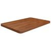 vidaXL Encimera ba&ntilde;o madera maciza tratada marr&oacute;n oscuro 60x40x2,5 cm