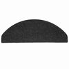 vidaXL Alfombrilla autoadhesiva escalera 30 uds negro 65x22,5x3,5 cm