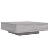 vidaXL Mesa de centro madera de ingenier&iacute;a gris Sonoma 100x100x31 cm