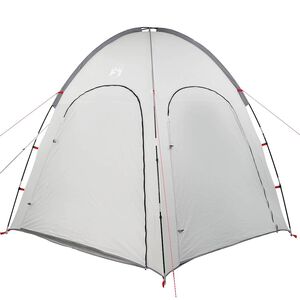 vidaXL Tienda de piscina con techo Gris 366 x 305 x 231 cm