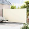 vidaXL Toldo lateral retr&aacute;ctil para patio crema 220x600 cm
