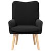 vidaXL sillón Negro 63 x 67 x 94 cm Tela Sherpa