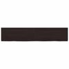 vidaXL Encimera de ba&ntilde;o madera tratada marr&oacute;n oscuro 200x40x(2-6) cm