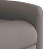 vidaXL Sill&oacute;n de masaje el&eacute;ctrico reclinable elevable tela taup&eacute;