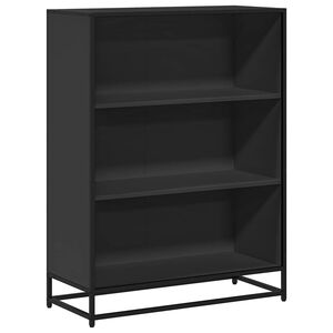 vidaXL Estanter&iacute;a madera ingenier&iacute;a negra 80,5x35x107,5 cm