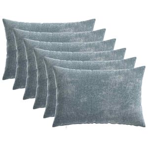 vidaXL Funda de almohada 6 uds. HEERLEN Azul Claro 30 x 50 cm