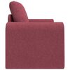 vidaXL Sof&aacute; cama Rojo vino 98 x 71 x 83 cm tela