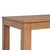 vidaXL Mesa de comedor madera teca maciza acabado natural 180x90x76 cm