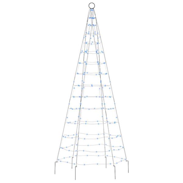 vidaXL &Aacute;rbol de Navidad 200 LED azul 180 cm
