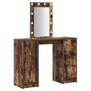 vidaXL Mesa Tocador Marr&oacute;n 102 x 33 x 135 cm Madera de ingenier&iacute;a