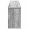 vidaXL Perchero de pared con estante Gris sonoma 100 x 16 x 26 cm