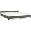 vidaXL Estructura de cama sin colchón terciopelo gris oscuro 160x200cm