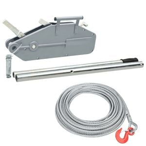 vidaXL Cabrestante elevador de cable 1600 kg