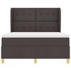 vidaXL Cama con Somier y Colch&oacute;n Gris Oscuro 90x190 cm de Tela tela
