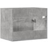 vidaXL Armario para lavabo contrachapada gris hormigón 60x38,5x46 cm