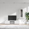 vidaXL Conjunto de mueble de TV con caj&oacute;n FLORIN Madera de ingenier&iacute;a