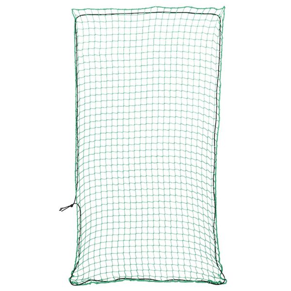 vidaXL Red de remolque con cuerda elástica PP verde 4x2 m