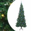 vidaXL &Aacute;rbol de Navidad Artificial de Esquina Verde 240 cm PVC y Metal