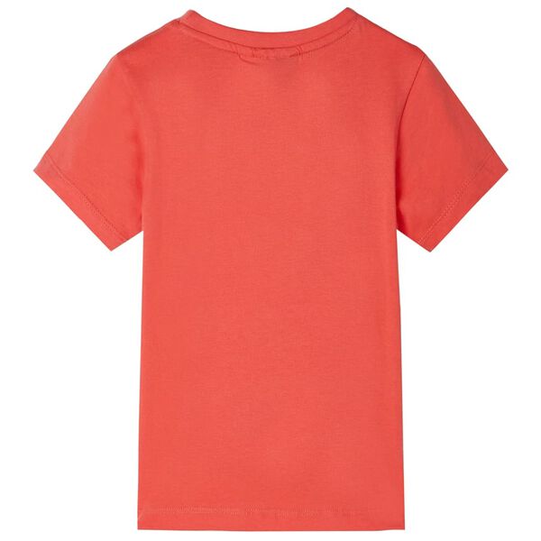 Camiseta infantil rojo claro 128