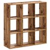 vidaXL Estanter&iacute;a madera de ingenier&iacute;a color envejecido 102x32x102 cm