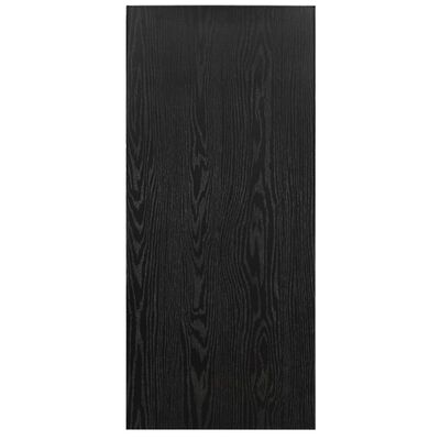 vidaXL Mueble de cuarto de baño negro 90x40x16,3 cm