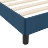 vidaXL Cama tipo Box Spring con colch&oacute;n Azul 100 x 200 cm tela