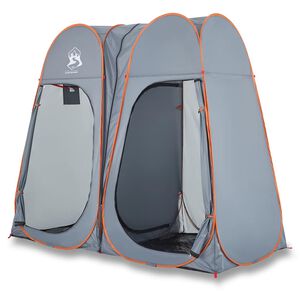 vidaXL Tienda de privacidad pop-up impermeable gris y naranja
