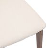 vidaXL Sillas de comedor con cojines 2 uds madera maciza marr&oacute;n caucho