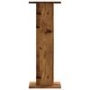 vidaXL Soportes para plantas 2 uds madera roble envejecido 30x30x80 cm