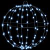 vidaXL Bola con 192 LED 2 pcs fr&iacute;o 31,5 x 31,5 x 32 cm Metal