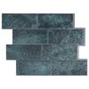 vidaXL Azulejo de metro 20 pcs Verde Azul 29 x 21 cm Poliuretano y PET