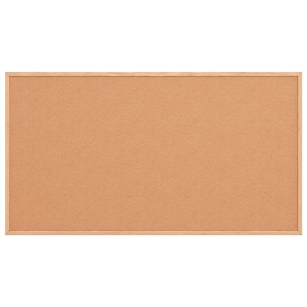 vidaXL Tablero de corcho con marco de madera de pino macizo 100x55 cm