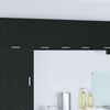 vidaXL Mueble colgante con puerta 2 pcs Roble Negro y 30 x 31 x 40 cm