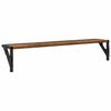 vidaXL Estanter&iacute;as de pared 2 pcs Madera Vieja 80 x 15 x 15,5 cm