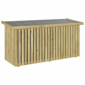 vidaXL Caja de Almacenamiento para Jard&iacute;n Natural 119 x 44 x 58 cm