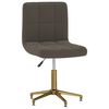 vidaXL Sillas de comedor giratorias 6 unidades terciopelo gris oscuro