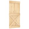 vidaXL Puerta NARVIK madera maciza pino 95x210 cm