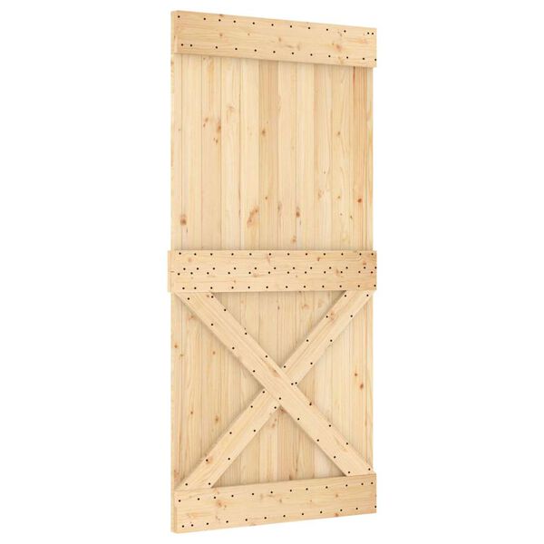 vidaXL Puerta NARVIK madera maciza pino 95x210 cm
