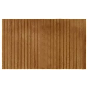 vidaXL Alfombra rectangular bamb&uacute; marr&oacute;n 60x100 cm