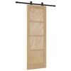 vidaXL Puerta Corredera ORKDAL 73,5 x 211 cm Madera de Pino Maciza