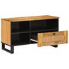 vidaXL Mueble de TV Marr&oacute;n 80 x 33,5 x 46 cm Madera de mango maciza