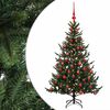 vidaXL &Aacute;rbol de Navidad artificial con bolas 120 cm 150 LED