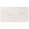 vidaXL Mesa de centro de madera maciza de mango blanca 110x60x45 cm