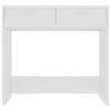 vidaXL Escritorio de madera contrachapada blanco 80x40x75 cm