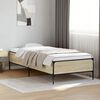 vidaXL Estructura cama madera ingenier&iacute;a metal roble Sonoma 75x190 cm