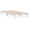 vidaXL Estructura de cama sin colch&oacute;n madera de pino blanca 90x200 cm