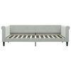 vidaXL Sof&aacute; cama nido con cajones terciopelo gris claro 90x200 cm