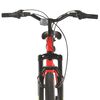 vidaXL Bicicleta montaña 21 velocidades 27,5 pulgadas rueda 38 cm rojo